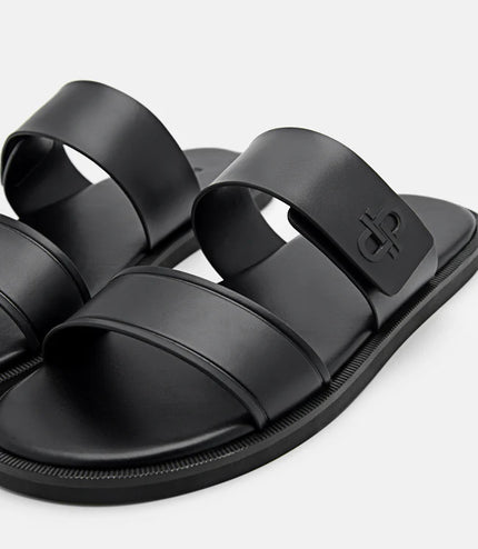 PEDRO Icon Slide Sandals - Black