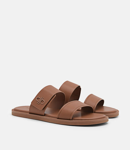 PEDRO Icon Slide Sandals - Cognac