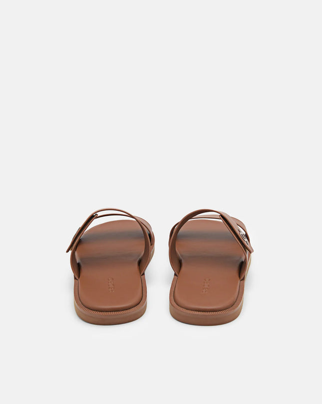 PEDRO Icon Slide Sandals - Cognac