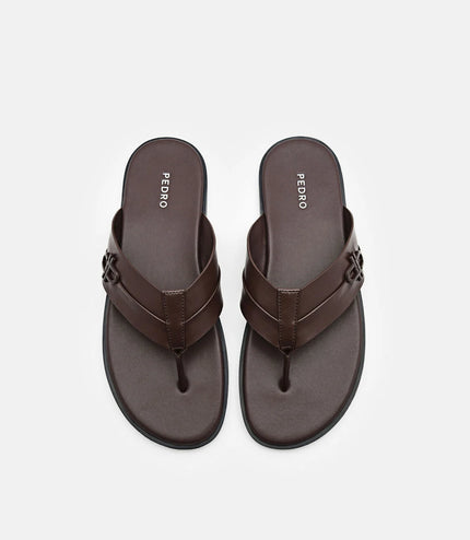 PEDRO Icon Thong Sandals - Brown