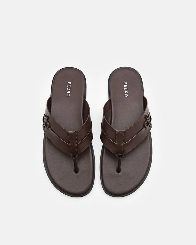 PEDRO Icon Thong Sandals - Brown