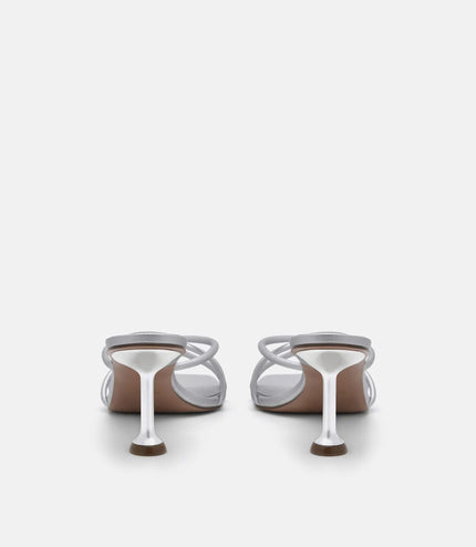 Tindi Heel Sandals - Silver