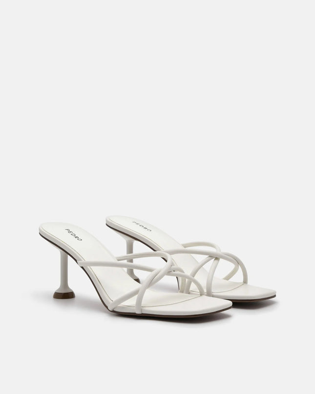 Tindi Heel Sandals - Chalk
