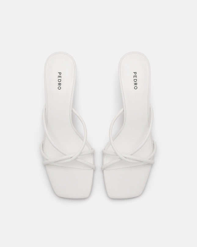 Tindi Heel Sandals - Chalk