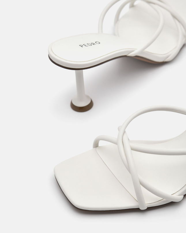 Tindi Heel Sandals - Chalk