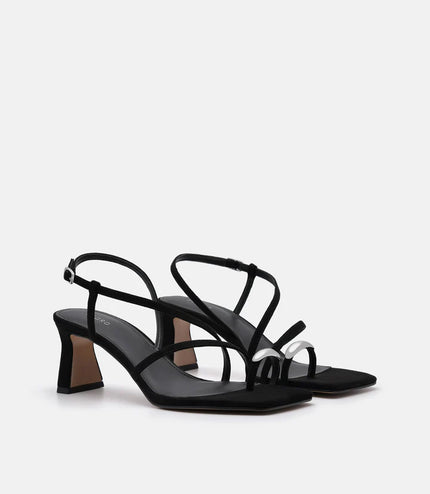 Lia Heel Sandals - Black