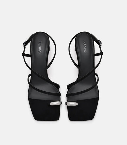 Lia Heel Sandals - Black