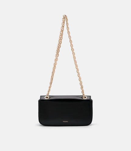 PEDRO Studio Kate Leather Shoulder Bag - Black