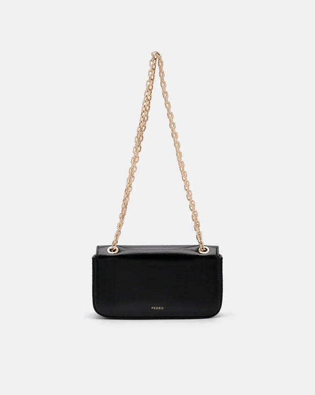 PEDRO Studio Kate Leather Shoulder Bag - Black