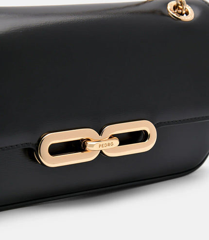 PEDRO Studio Kate Leather Shoulder Bag - Black