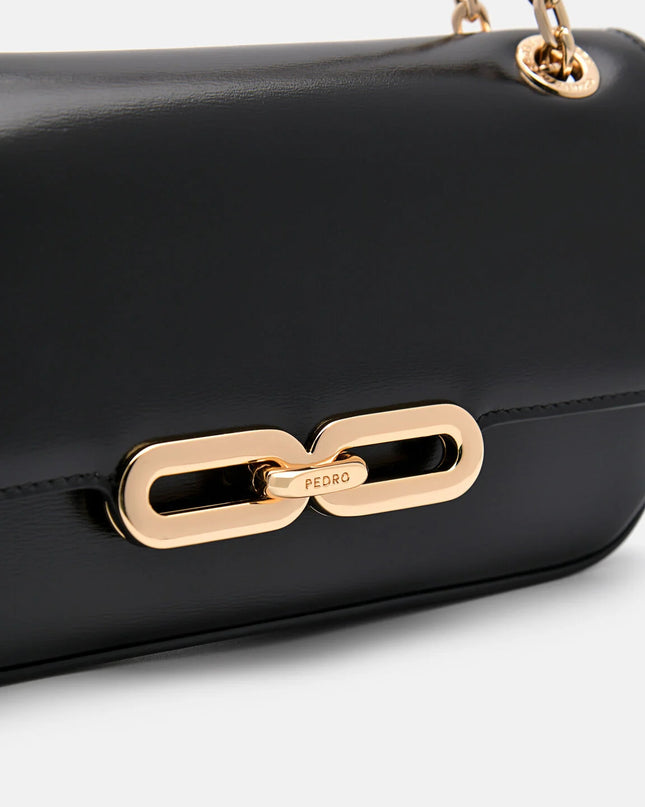 PEDRO Studio Kate Leather Shoulder Bag - Black