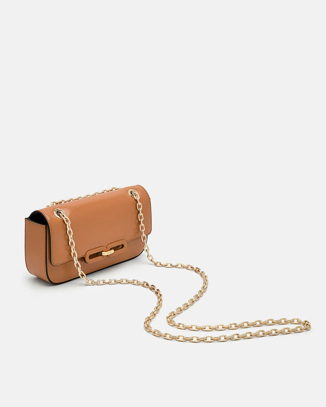 PEDRO Studio Kate Leather Shoulder Bag - Camel