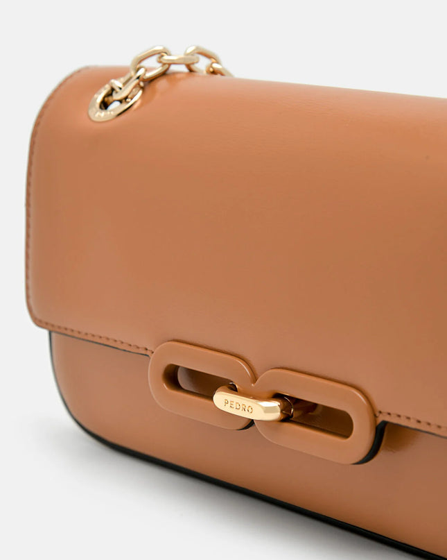 PEDRO Studio Kate Leather Shoulder Bag - Camel