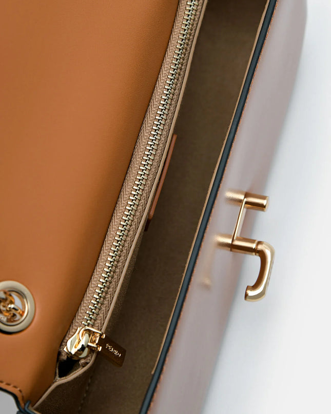 PEDRO Studio Kate Leather Shoulder Bag - Camel