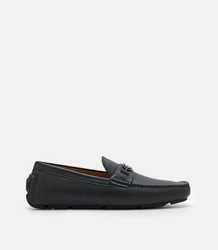PEDRO Icon Leather Driving Shoes - Black