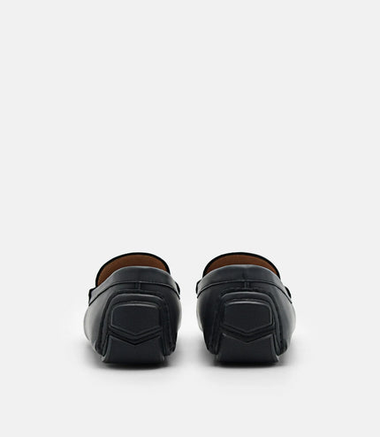 PEDRO Icon Leather Driving Shoes - Black