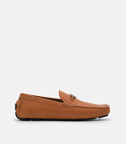 PEDRO Icon Leather Driving Shoes - Camel