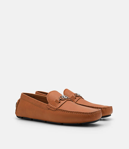 PEDRO Icon Leather Driving Shoes - Camel