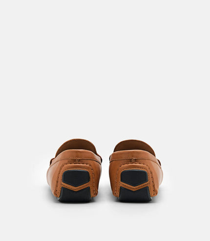 PEDRO Icon Leather Driving Shoes - Camel