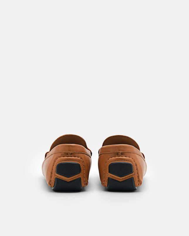 PEDRO Icon Leather Driving Shoes - Camel