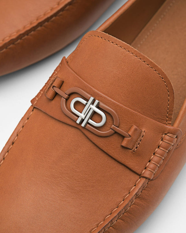 PEDRO Icon Leather Driving Shoes - Camel