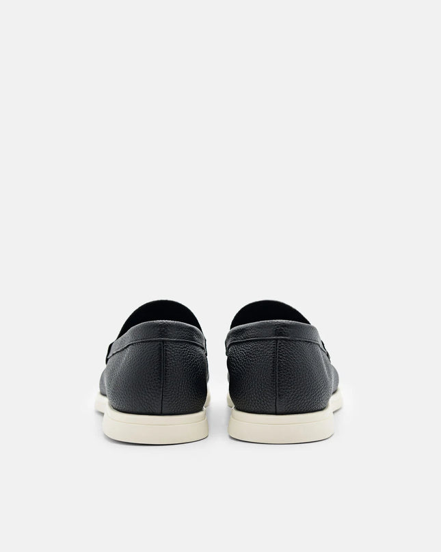Oliver Leather Loafers - Black