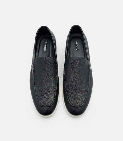 Oliver Leather Loafers - Black