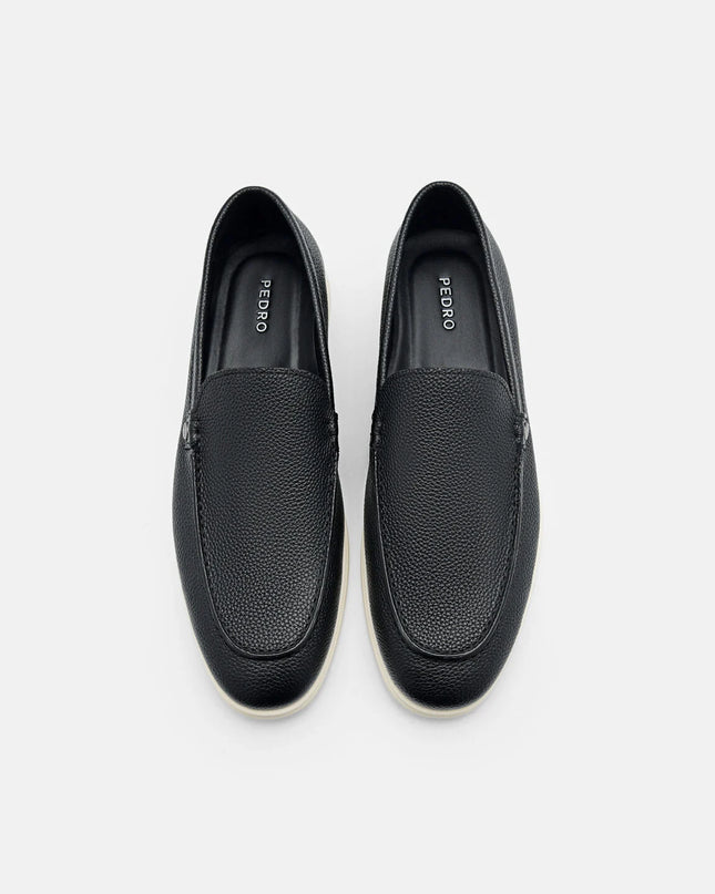 Oliver Leather Loafers - Black