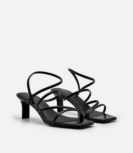 Pallas Heel Sandals - Black