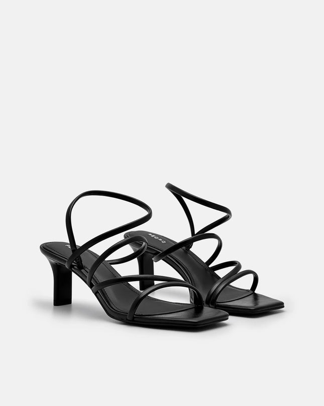 Pallas Heel Sandals - Black