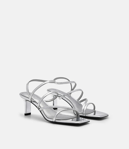 Pallas Heel Sandals - Silver
