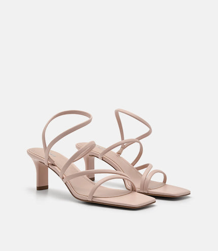 Pallas Heel Sandals - Nude