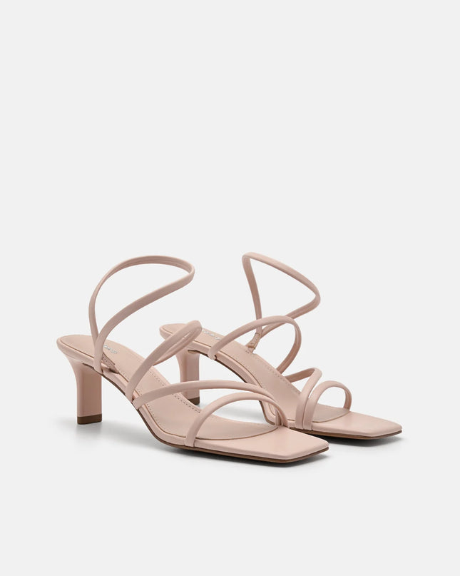 Pallas Heel Sandals - Nude