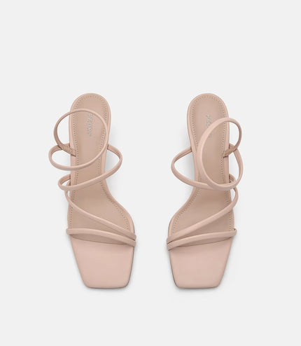 Pallas Heel Sandals - Nude