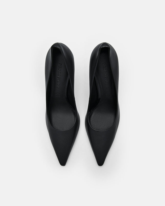 PEDRO Studio Ursula Leather Pumps - Black