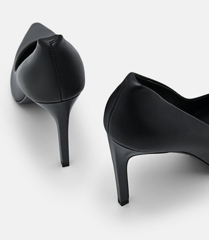 PEDRO Studio Ursula Leather Pumps - Black