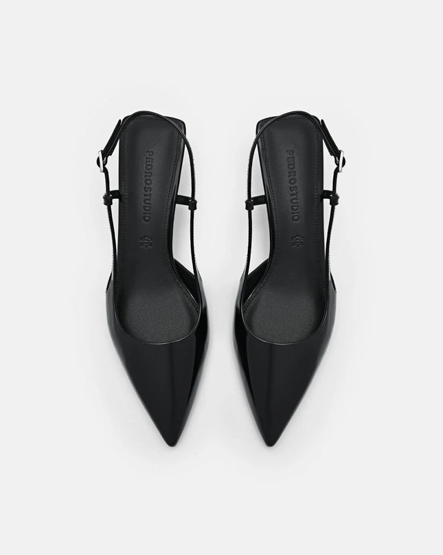 PEDRO Studio Loral Leather Pumps - Black