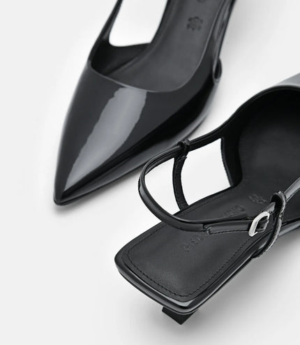 PEDRO Studio Loral Leather Pumps - Black