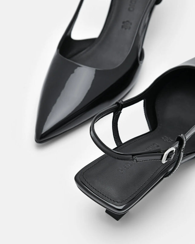 PEDRO Studio Loral Leather Pumps - Black