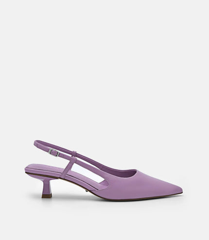 PEDRO Studio Loral Leather Pumps - Purple