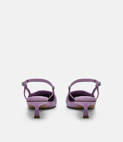 PEDRO Studio Loral Leather Pumps - Purple