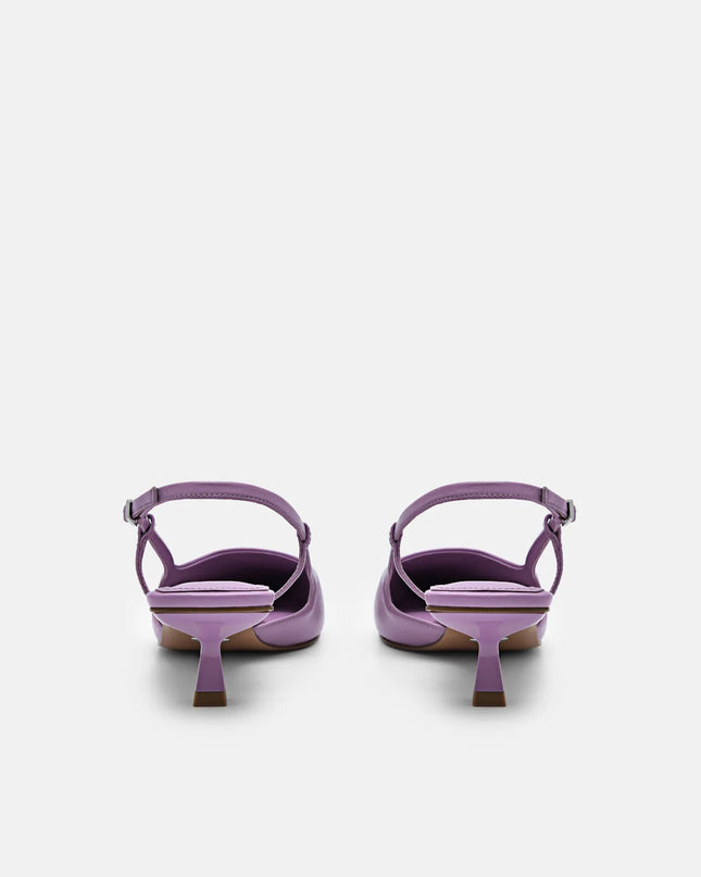 PEDRO Studio Loral Leather Pumps - Purple