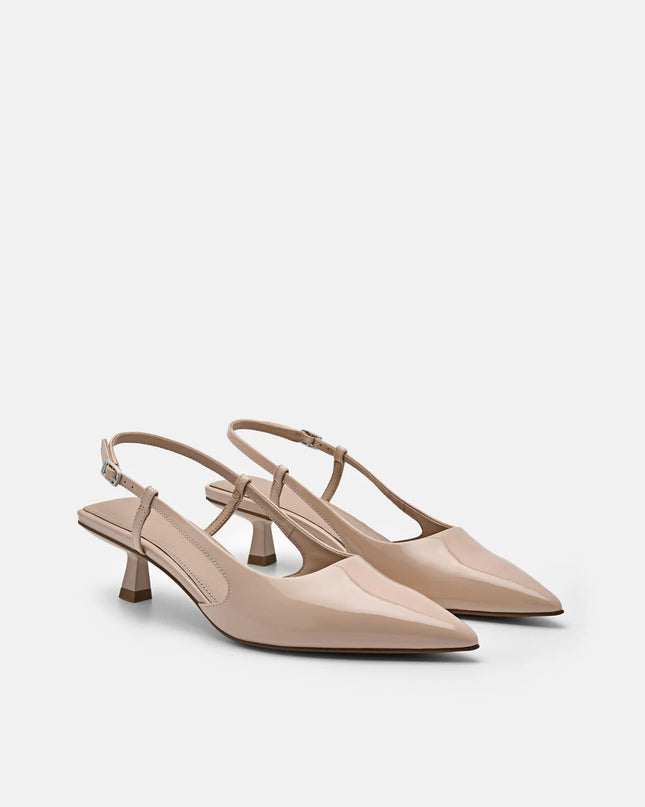 PEDRO Studio Loral Leather Pumps - Nude