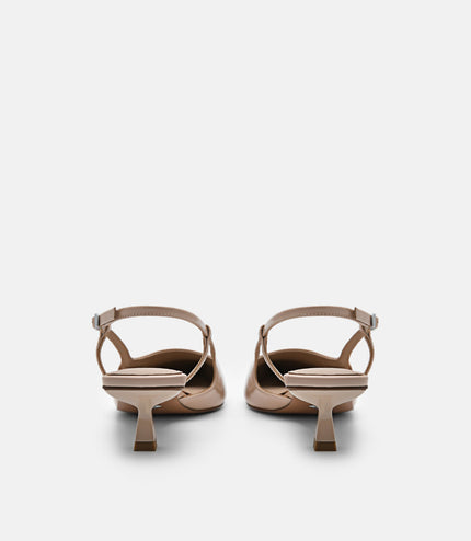 PEDRO Studio Loral Leather Pumps - Nude