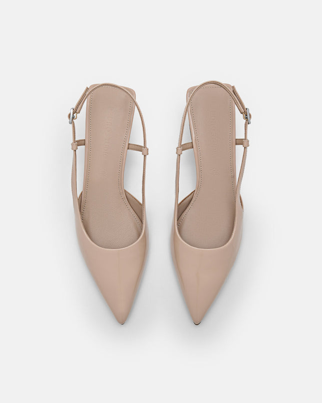 PEDRO Studio Loral Leather Pumps - Nude