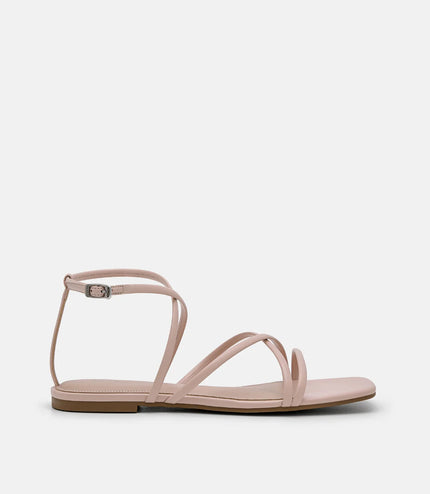 Pallas Ankle Strap Sandals - Nude