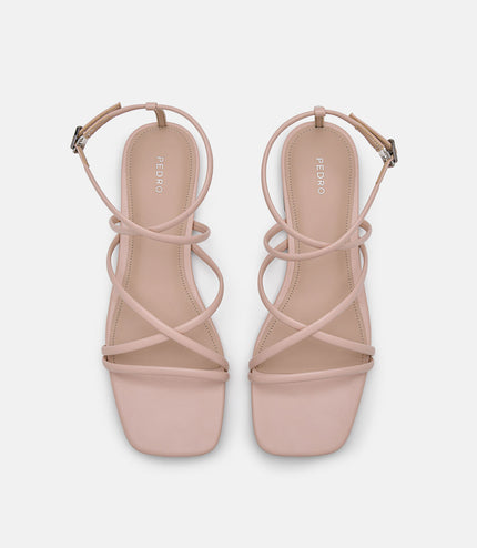 Pallas Ankle Strap Sandals - Nude