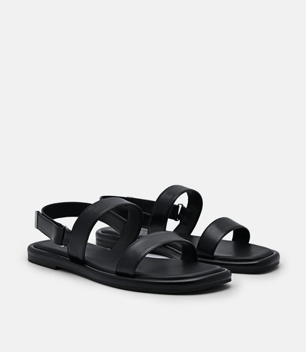 Rhessi Slingback Sandals - Black