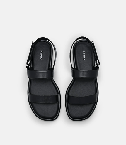 Rhessi Slingback Sandals - Black