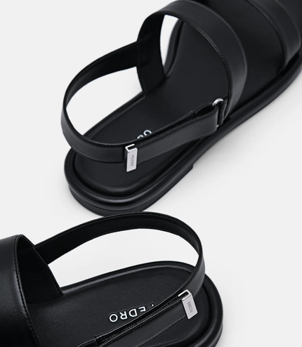Rhessi Slingback Sandals - Black
